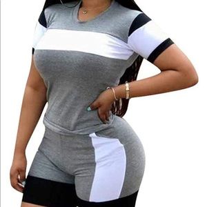 Two piece cotton short set